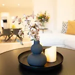 公寓 Zentrale Und Ruhige 4-raum-wohnung Fuer Bis Zu 6 Personen - Ideal Fuer Familien Und Gruppen 罗斯托克